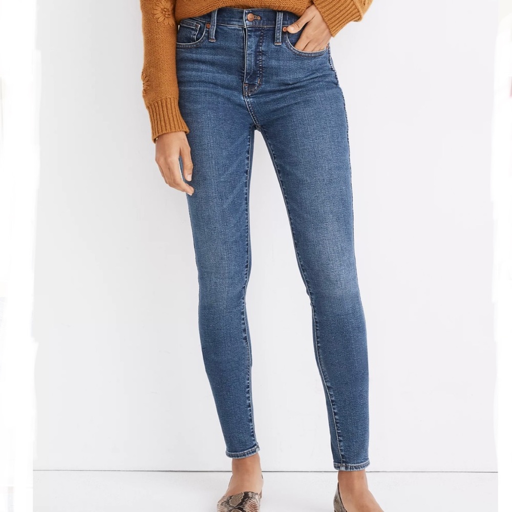 NEW Madewell 10” high-rise skinny jeans